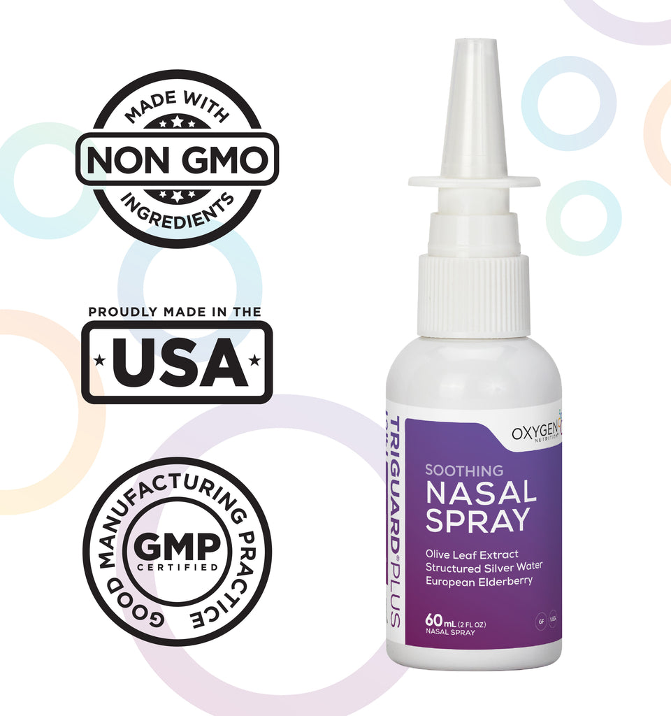 TriGuard Plus Soothing Nasal Spray 60 mL (2oz) – Oxygen Nutrition