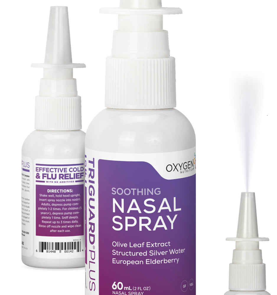 TriGuard Plus Soothing Nasal Spray 60 mL (2oz) – Oxygen Nutrition